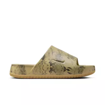 Nike Calm Printed "Parachute Beige/Anthracite" Men's Slide - beige
