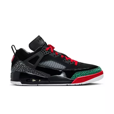 Jordan Spizike Low "Black/Varsity Red/Classic Green/White" Men's Shoe - black/red