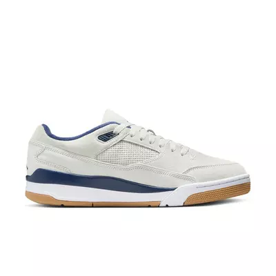 Jordan Flight Court "Neutral Grey/Midnight Navy/White" Men's Shoe - grey/navy