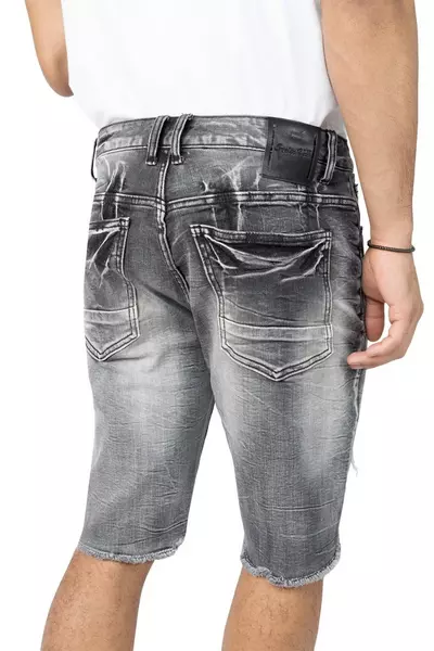 Smoke Rise Men's Agate Denim Shorts - Grey - grey 2 Smoke Rise Men's Agate Denim Shorts - Grey - grey