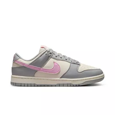 Nike Dunk Low Next Nature "Light Grey/Pink Rise/Pale Ivory" Women's Shoe - grey/pink
