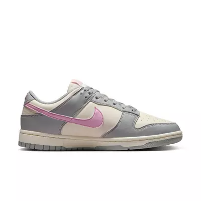 Nike Dunk Low Next Nature "Light Grey/Pink Rise/Pale Ivory" Women's Shoe - grey/pink