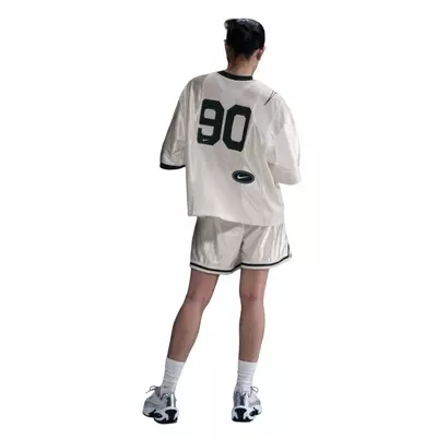 Nike Women's Sportswear Street Short-Sleeve Graphic Jersey Top - sail
