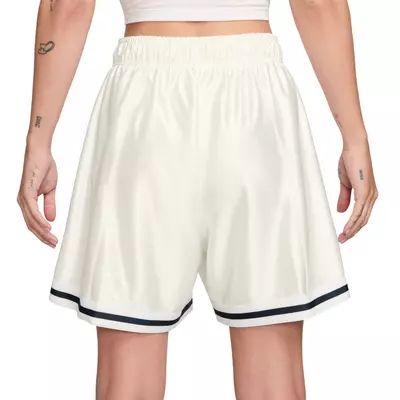 Nike Women's Sportswear Street 6" Satin Graphic Shorts - sail